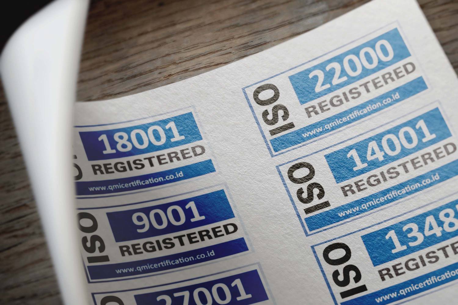 Sellos de certificación ISO